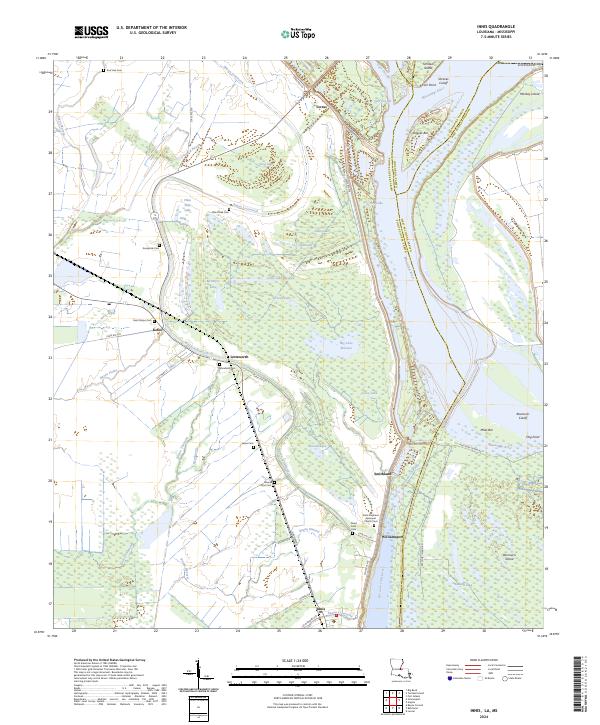 Innis, LA-MS — USGS 7.5-minute topo (2024)