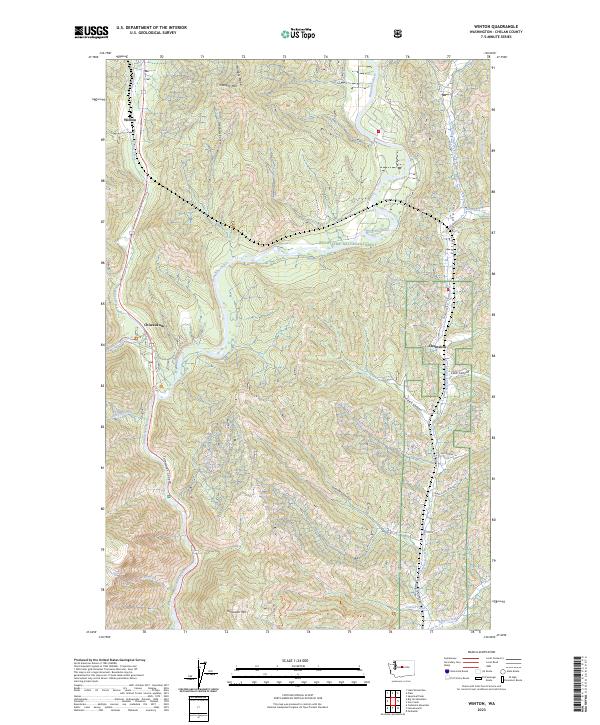 Winton, WA — USGS 7.5-minute topo (2023)