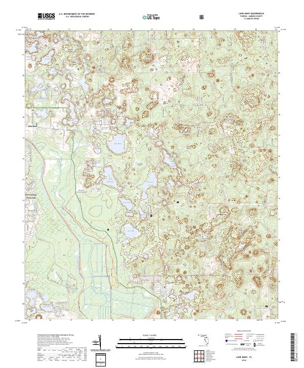 Lake Mary, FL — USGS 7.5-minute topo (2024)