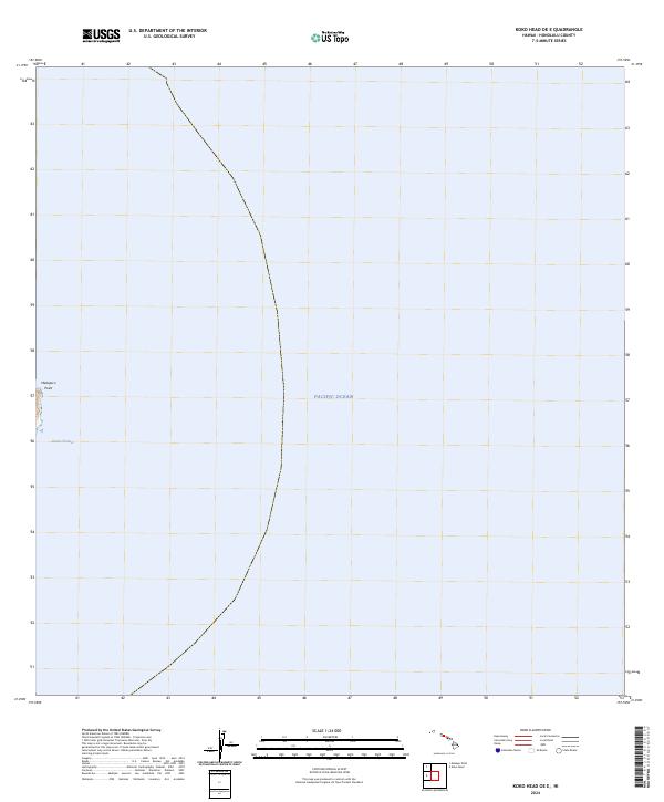 Koko Head OE E, HI — USGS 7.5-minute topo (2024)