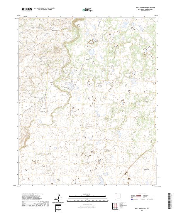 Red Lake Mission, NM — USGS 7.5-minute topo (2023)