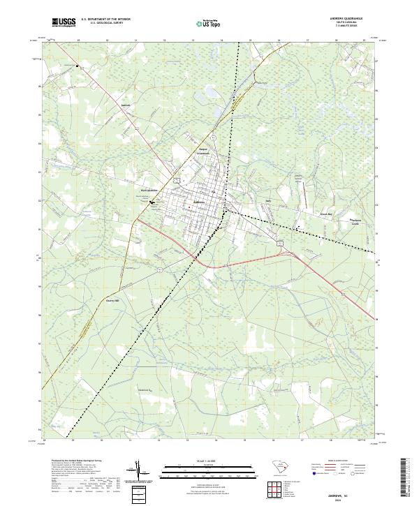 Andrews, SC — USGS 7.5-minute topo (2024)