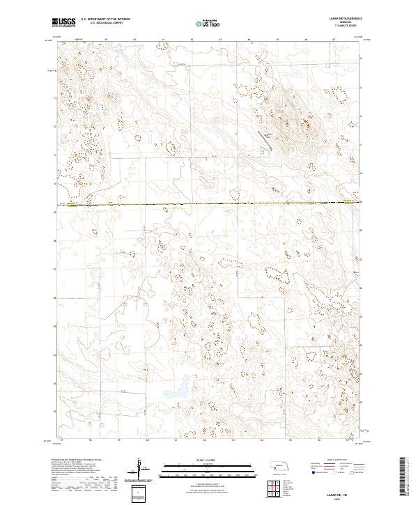 Lamar NE, NE — USGS 7.5-minute topo (2021)