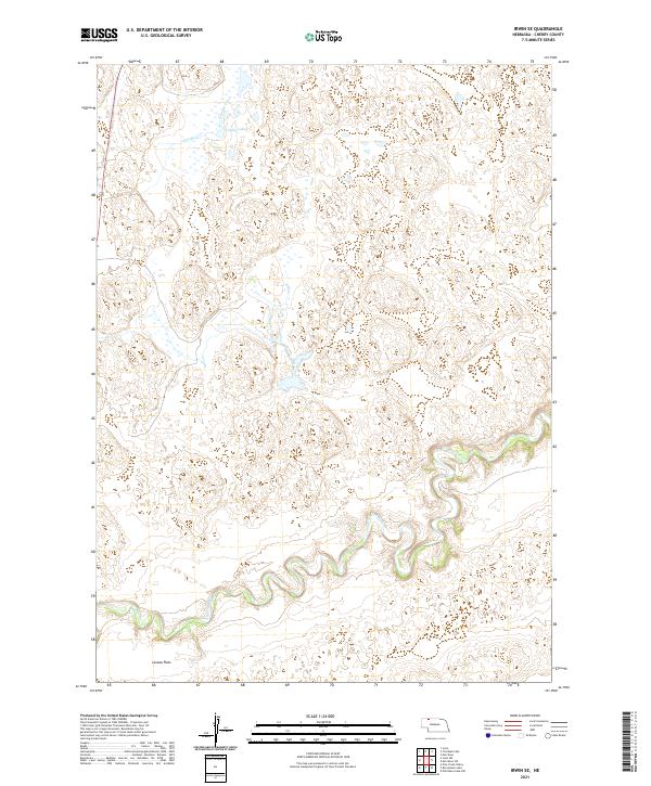 Irwin SE, NE — USGS 7.5-minute topo (2021)
