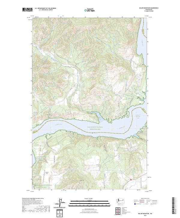 Miller Mountain, WA — USGS 7.5-minute topo (2023)