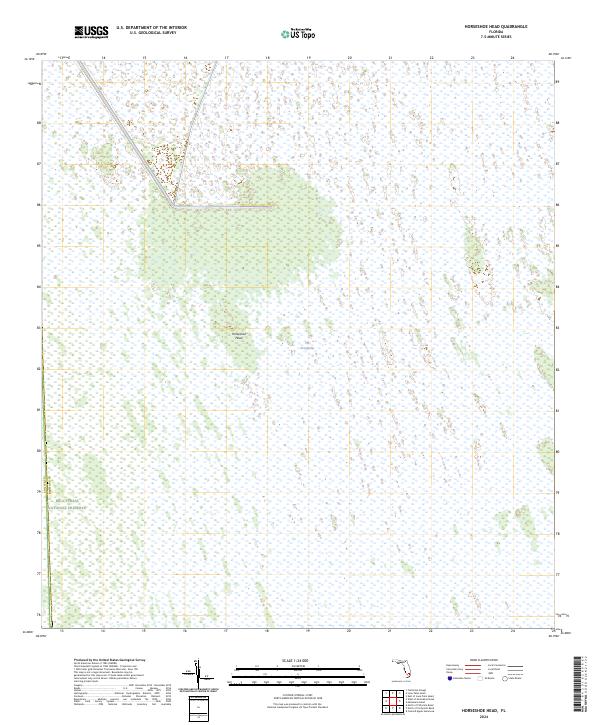 Horseshoe Head, FL — USGS 7.5-minute topo (2024)