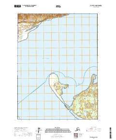 Icy Bay D-2 NE, AK — USGS 7.5-minute topo (2017)