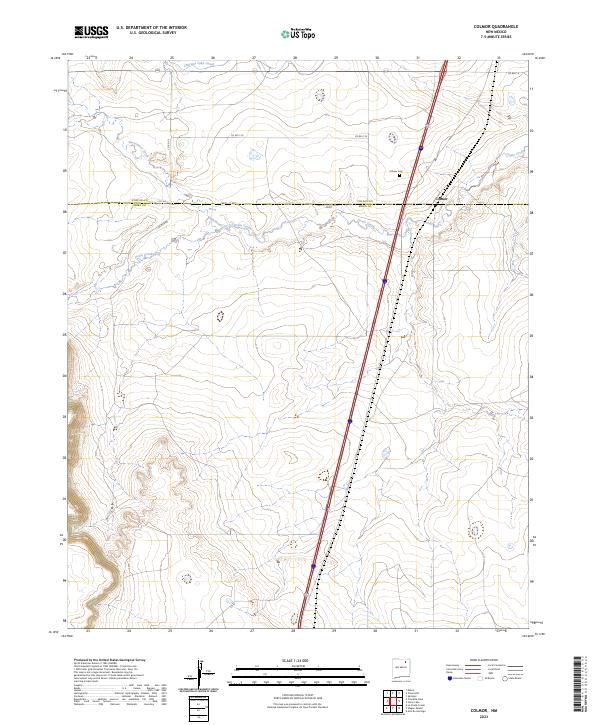 Colmor, NM — USGS 7.5-minute topo (2023)