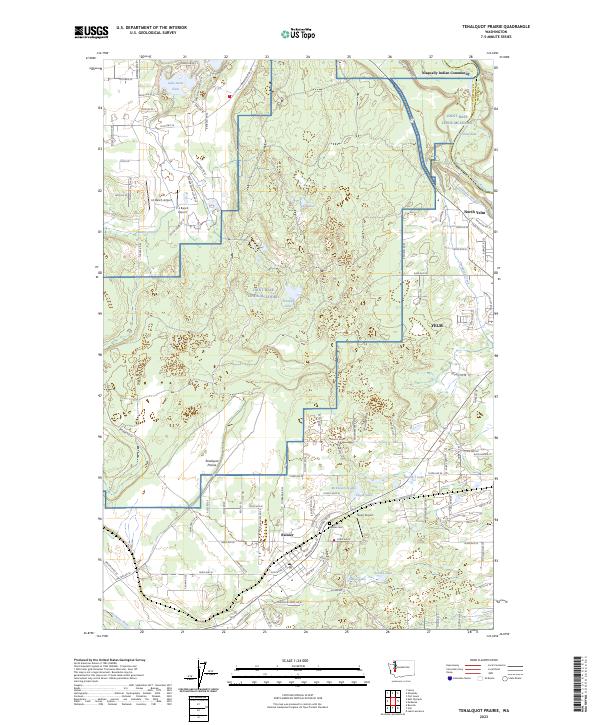 Tenalquot Prairie, WA — USGS 7.5-minute topo (2023)