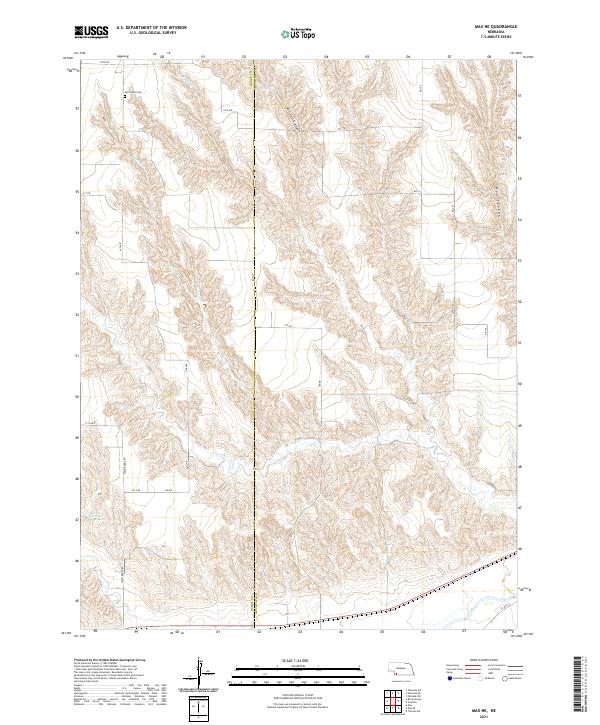 Max NE, NE — USGS 7.5-minute topo (2021)