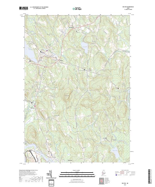 Wilton, ME — USGS 7.5-minute topo (2024)