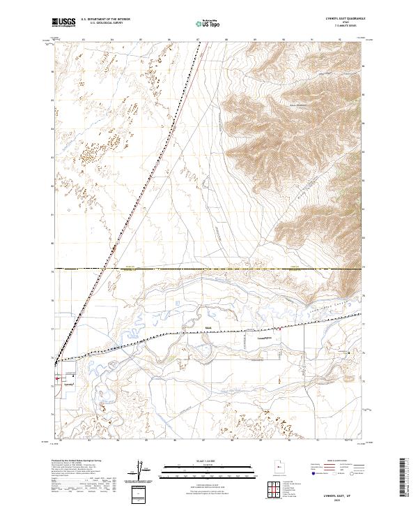 Lynndyl East, UT — USGS 7.5-minute topo (2023)