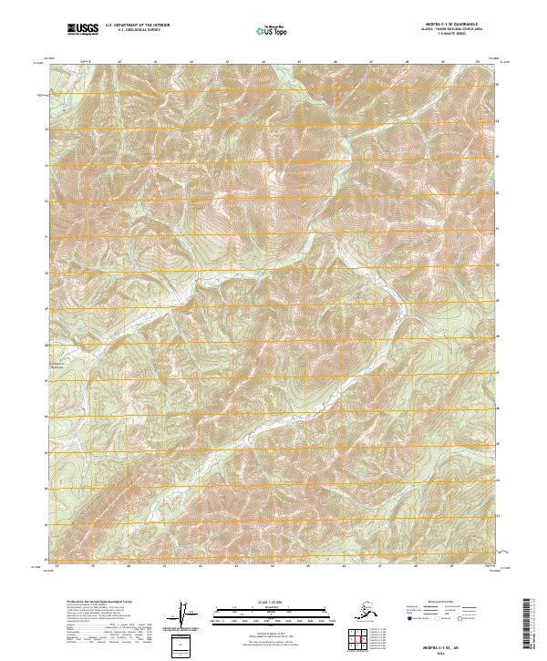 Medfra C-3 SE, AK — USGS 7.5-minute topo (2024)