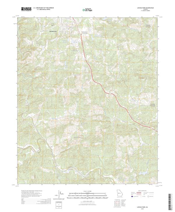 Lincoln Park, GA — USGS 7.5-minute topo (2026)