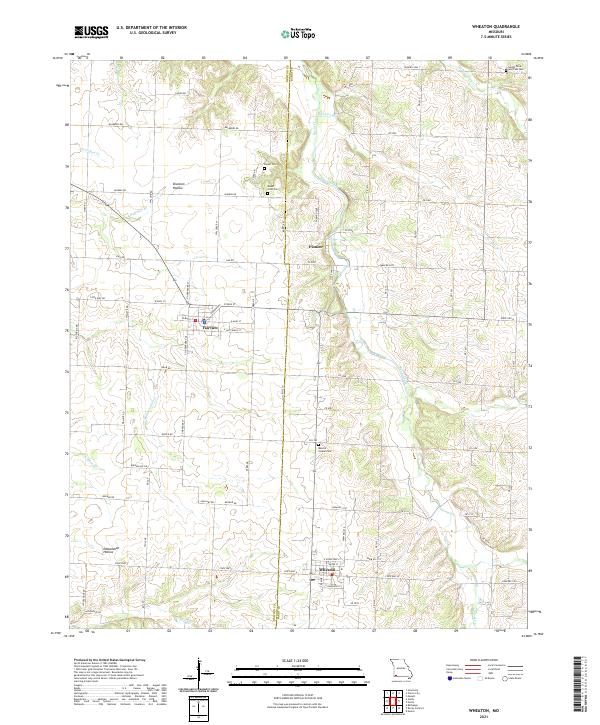 Wheaton, MO — USGS 7.5-minute topo (2021)