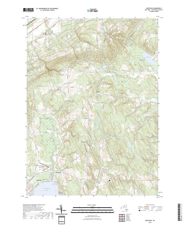 Hartfield, NY — USGS 7.5-minute topo (2023)