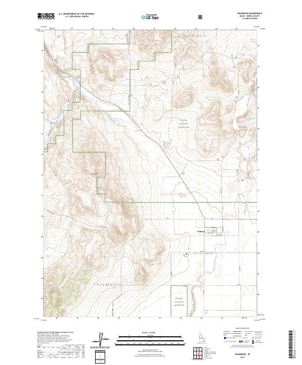 Holbrook, ID — USGS 7.5-minute topo (2023)