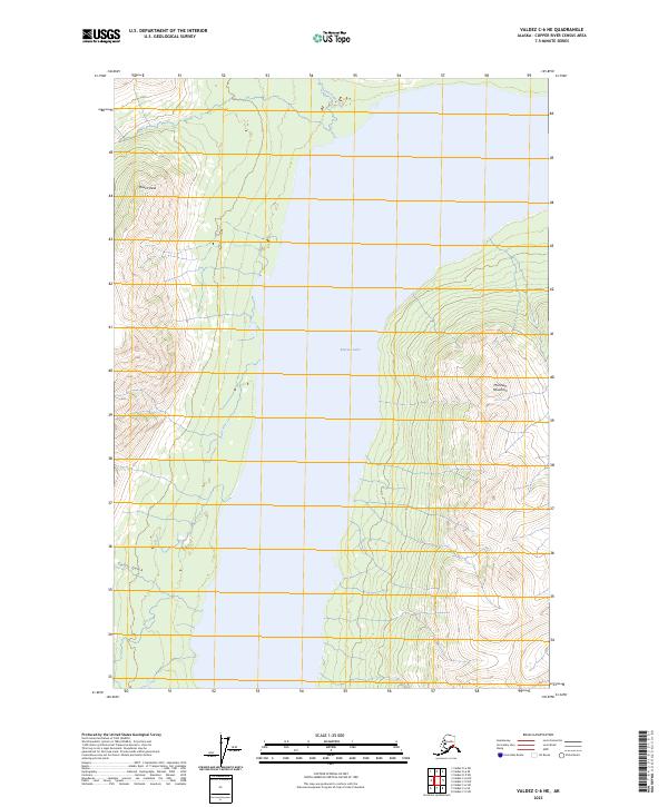 Valdez C-6 NE, AK — USGS 7.5-minute topo (2023)