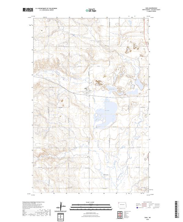Zahl, ND — USGS 7.5-minute topo (2024)
