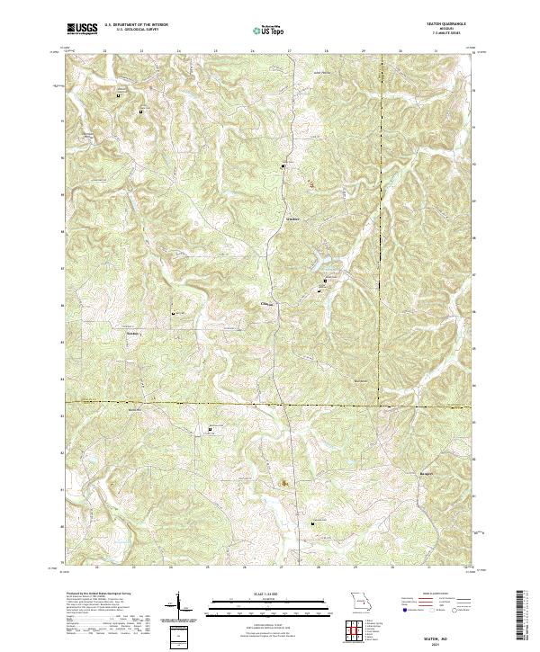 Seaton, MO — USGS 7.5-minute topo (2021)