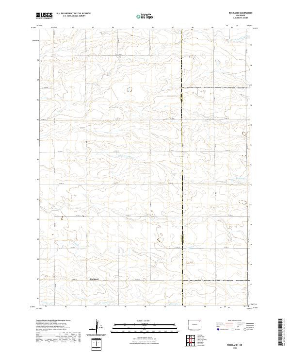 Rockland, CO — USGS 7.5-minute topo (2022)