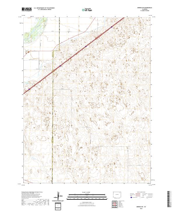 Merino SW, CO — USGS 7.5-minute topo (2022)