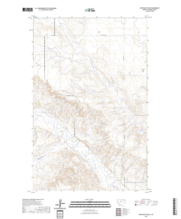 Shipstead Coulee, MT — USGS 7.5-minute topo (2024)