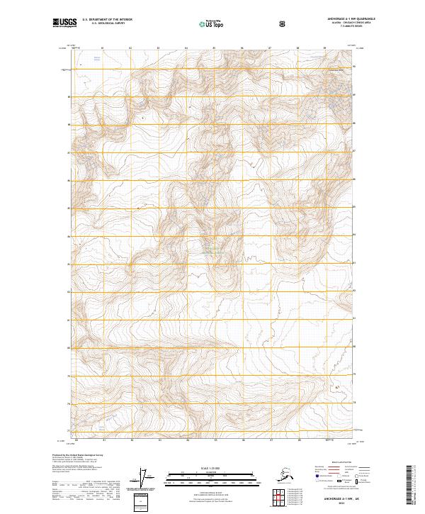 Anchorage A-1 NW, AK — USGS 7.5-minute topo (2023)