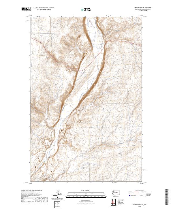 Jameson Lake SW, WA — USGS 7.5-minute topo (2023)