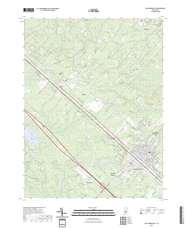 Egg Harbor City, NJ — USGS 7.5-minute topo (2023)