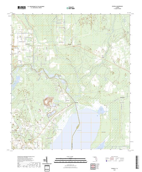 Osceola, FL — USGS 7.5-minute topo (2024)