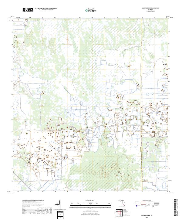Immokalee NE, FL — USGS 7.5-minute topo (2024)