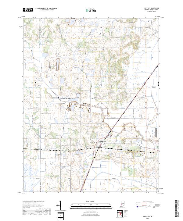 Switz City, IN — USGS 7.5-minute topo (2022)
