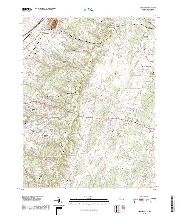 Stephenson, VA-WV — USGS 7.5-minute topo (2022)