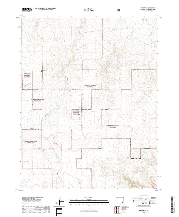 Kim North, CO — USGS 7.5-minute topo (2022)