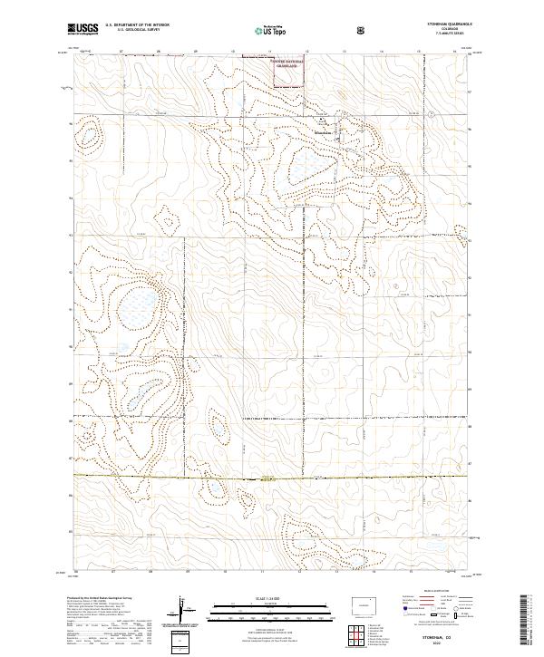 Stoneham, CO — USGS 7.5-minute topo (2022)