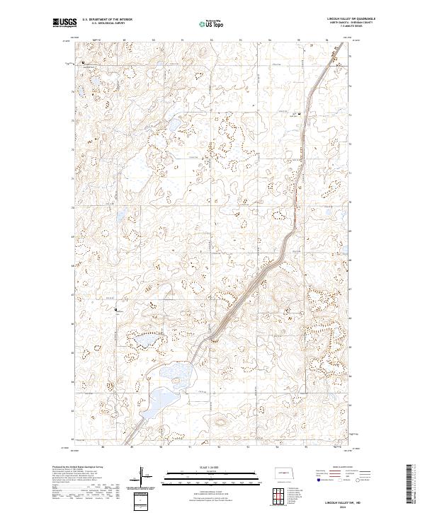 Lincoln Valley SW, ND — USGS 7.5-minute topo (2024)