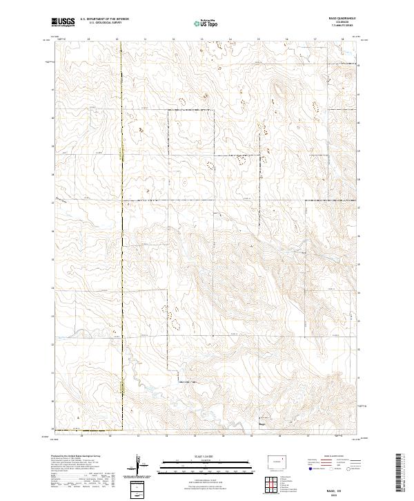 Rago, CO — USGS 7.5-minute topo (2022)