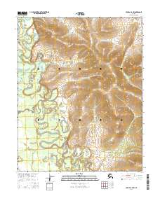 Hughes A-5 NW, AK — USGS 7.5-minute topo (2016)