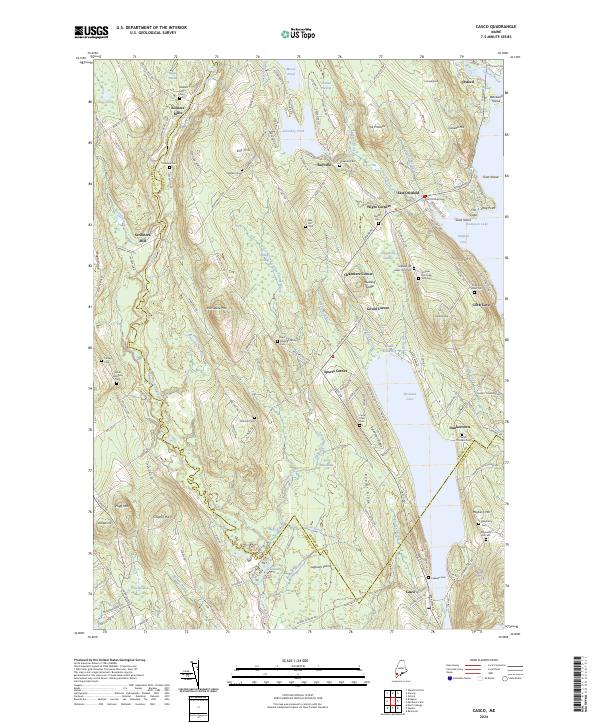 Casco, ME — USGS 7.5-minute topo (2024)