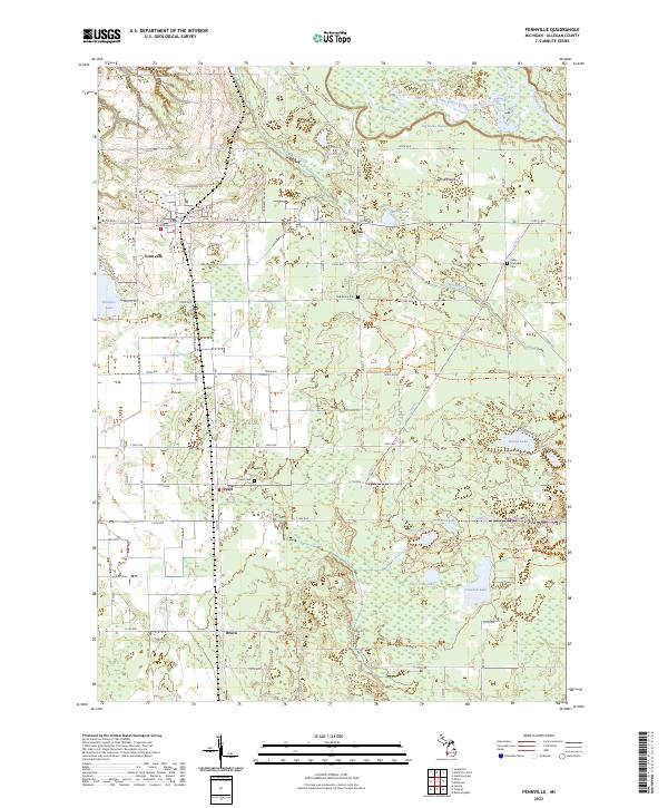 Fennville, MI — USGS 7.5-minute topo (2023)