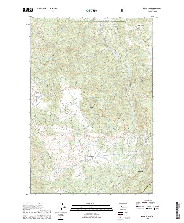 Mount Humbug, MT — USGS 7.5-minute topo (2024)