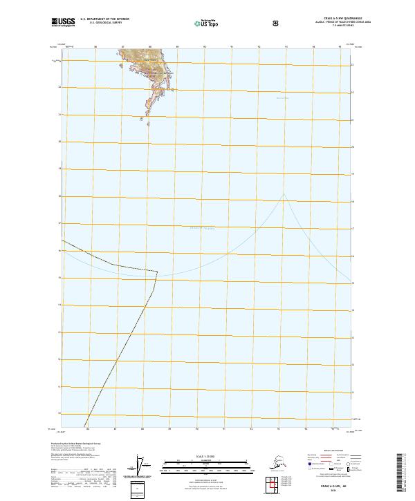 Craig A-5 NW, AK — USGS 7.5-minute topo (2021)