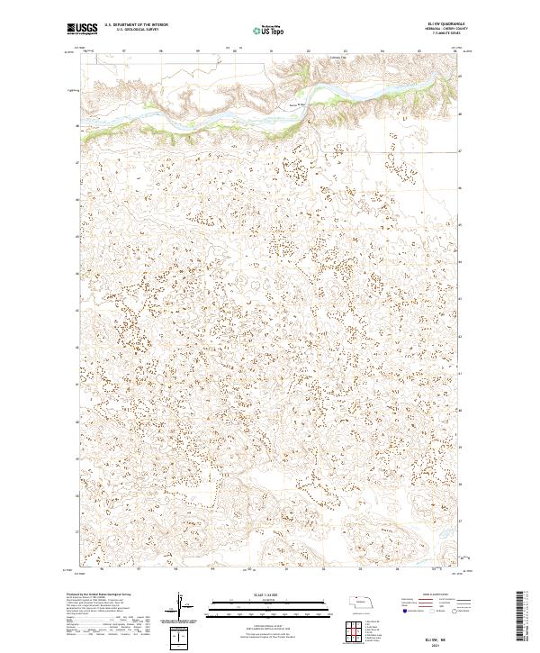 Eli SW, NE — USGS 7.5-minute topo (2021)