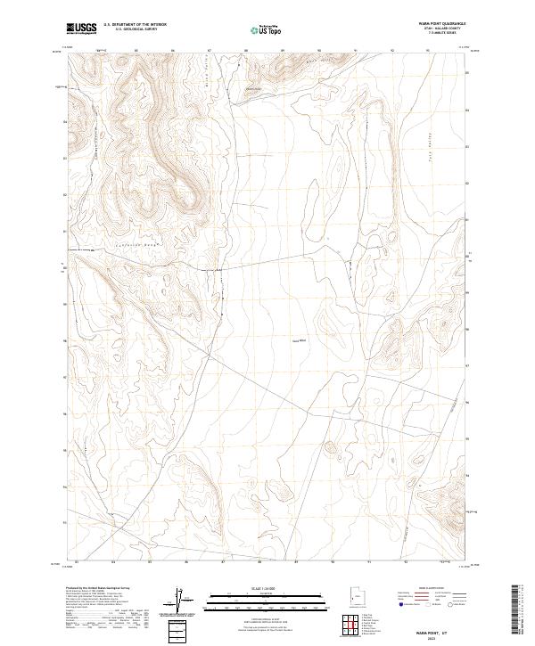 Warm Point, UT — USGS 7.5-minute topo (2023)