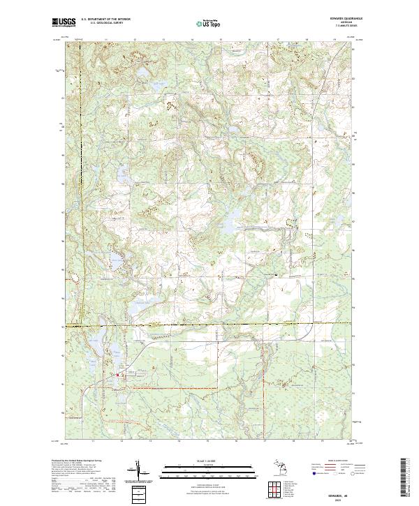 Edwards, MI — USGS 7.5-minute topo (2023)