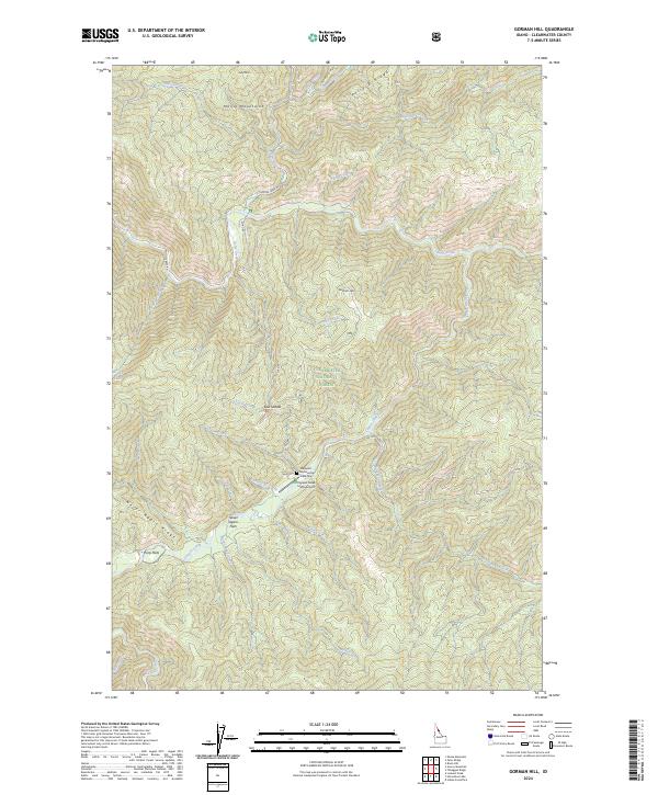 Gorman Hill, ID — USGS 7.5-minute topo (2024)