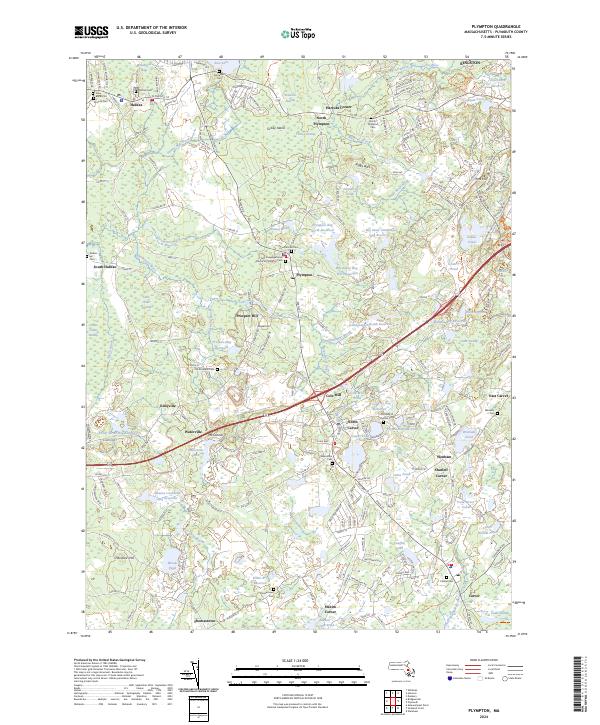 Plympton, MA — USGS 7.5-minute topo (2024)