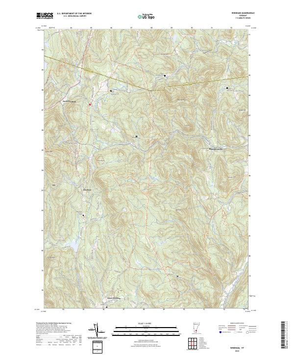 Windham, VT — USGS 7.5-minute topo (2024)