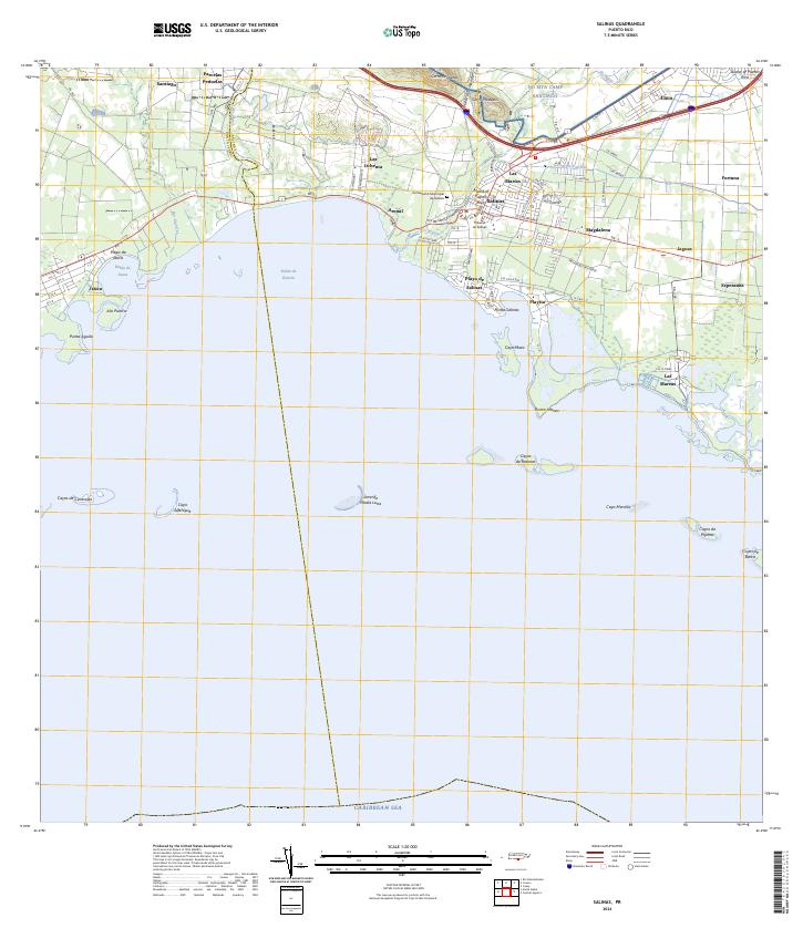 Salinas, PR — USGS 7.5-minute topo (2024)